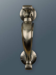 Brass Doctors Door Knocker - Pewter Finish - Brass bee