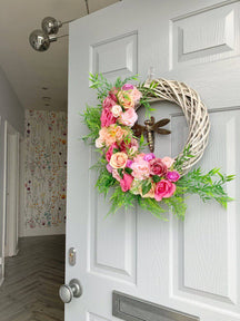 Brass Dragonfly Door Knocker - Pewter Finish - Brass bee