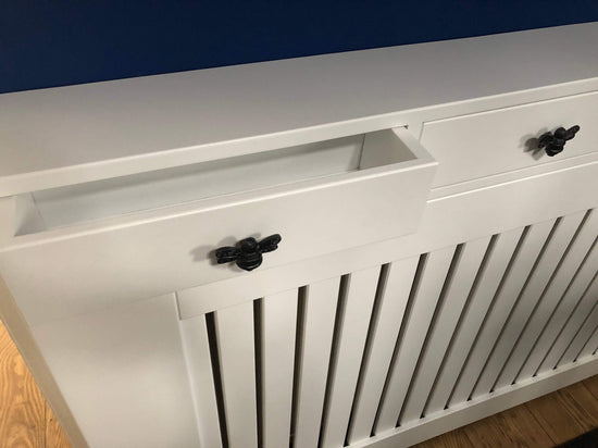 Brass Bee Drawer Cabinet Knob - Black Finish - Brass bee