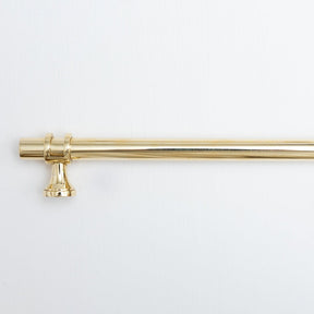 Solid Brass Plain Kitchen Pull Handles & Knobs - Brass bee