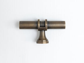 Solid Brass Plain Kitchen Pull Handles & Knobs - Brass bee