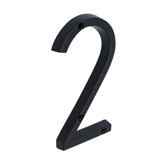 Brass bee Premium House Numbers in Black Finish 0-9 - 5 Inch - Brass bee