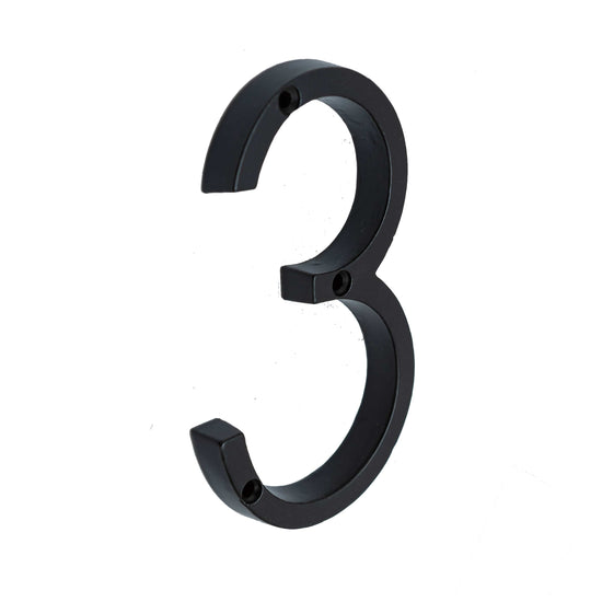 Brass bee Premium House Numbers in Black Finish 0-9 - 5 Inch - Brass bee