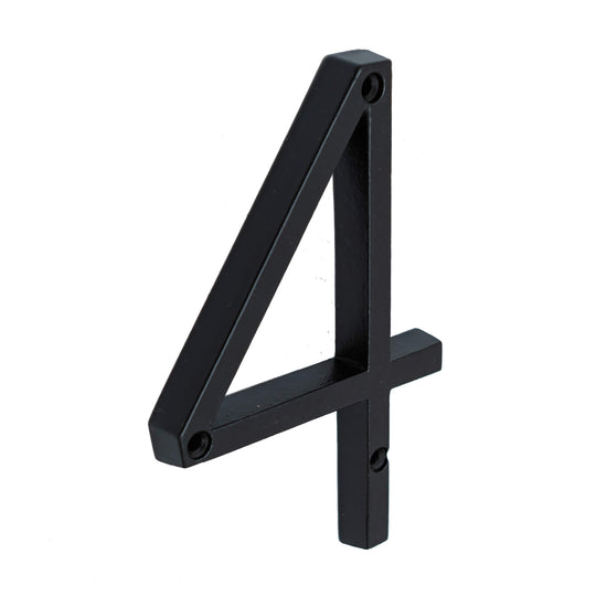 Brass bee Premium House Numbers in Black Finish 0-9 - 5 Inch - Brass bee