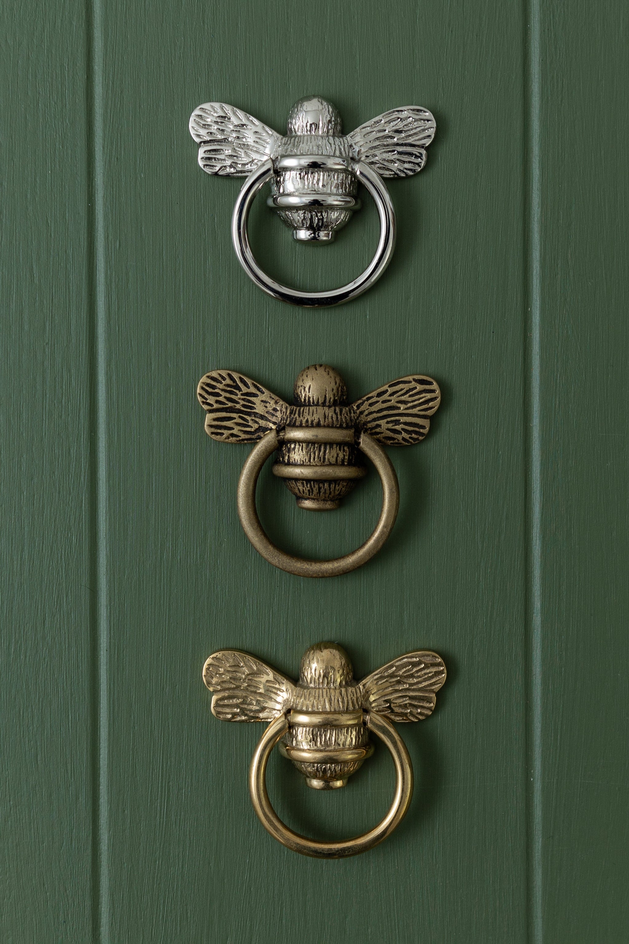 Brass Bee Ring Pull Cabinet Handle | Cabinet Knob | Brass bee
