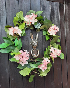 Brass Hare Door Knocker - Nickel Finish - Brass bee