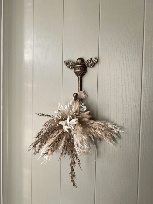 Brass bee Coat Hook - Heritage Finish - Brass bee