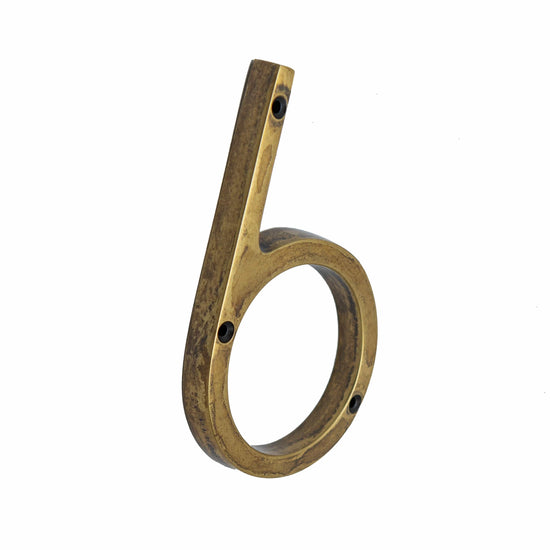 Brass bee Premium House Numbers in Heritage Finish 0-9 - 5 Inch - Brass bee