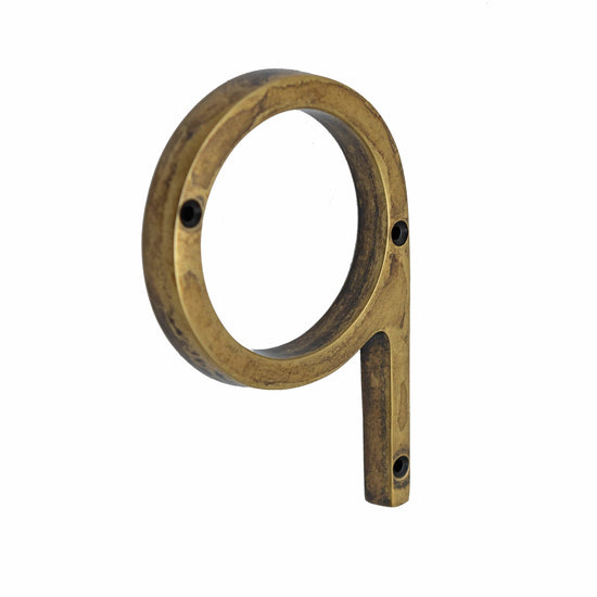 Brass bee Premium House Numbers in Heritage Finish 0-9 - 5 Inch - Brass bee