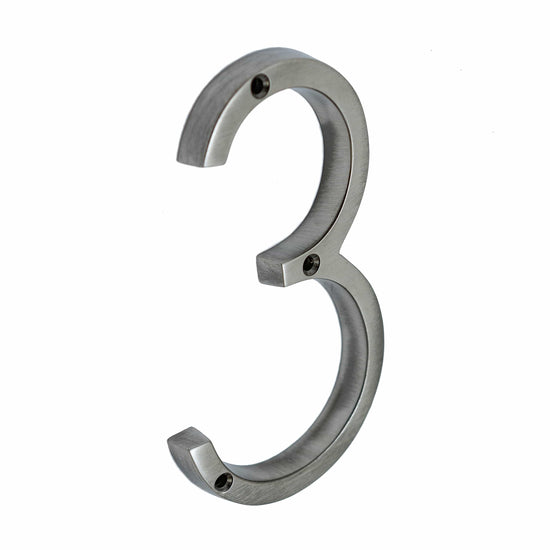 Brass bee Premium House Numbers in Pewter Finish 0-9 - 5 Inch - Brass bee